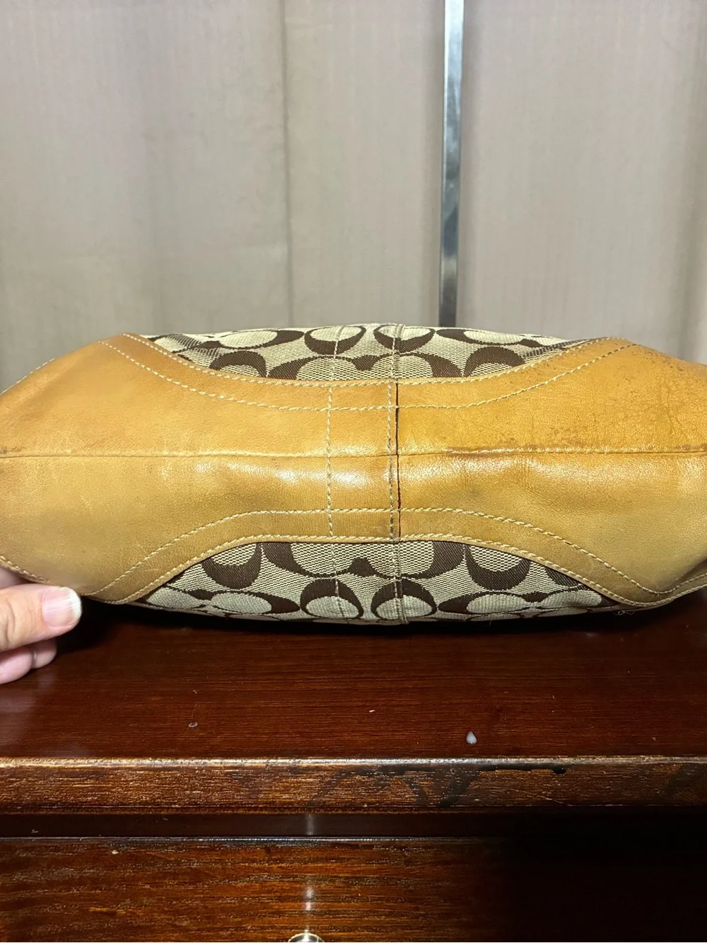 Coach Hampton Buckle Shoulder Bag